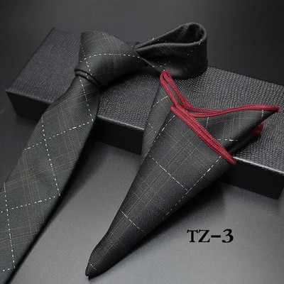 Nova muška ležerna kravata s cvjetnim pajslijem, tamnocrvena 6 cm uska poliesterska kravata s četvrtastim džepom Poslovno vjenčanje Uska kravata