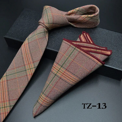 Nova muška ležerna kravata s cvjetnim pajslijem, tamnocrvena 6 cm uska poliesterska kravata s četvrtastim džepom Poslovno vjenčanje Uska kravata