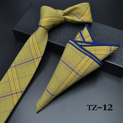 Nova muška ležerna kravata s cvjetnim pajslijem, tamnocrvena 6 cm uska poliesterska kravata s četvrtastim džepom Poslovno vjenčanje Uska kravata