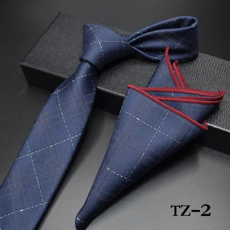 Nova muška ležerna kravata s cvjetnim pajslijem, tamnocrvena 6 cm uska poliesterska kravata s četvrtastim džepom Poslovno vjenčanje Uska kravata