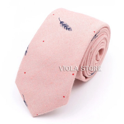 Vintage ziedu burvīgs multfilmu putnu apdruka kokvilna 6 cm kaklasaite vīriešiem tievs sarkans zils melns rozā kāzu ballītes uzvalks Cravat dāvanu aksesuārs