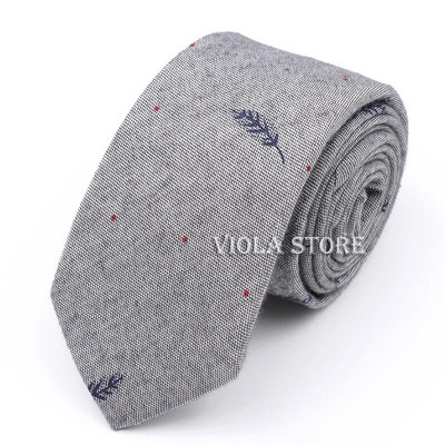 Vintage ziedu burvīgs multfilmu putnu apdruka kokvilna 6 cm kaklasaite vīriešiem tievs sarkans zils melns rozā kāzu ballītes uzvalks Cravat dāvanu aksesuārs