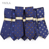 Jež Pingvin Ptica Morski konjić Slatka crtana životinja 8 cm Poliester Kravata Mornarsko odijelo Kravata Smoking Kravata Poklon Muški dodatak Top