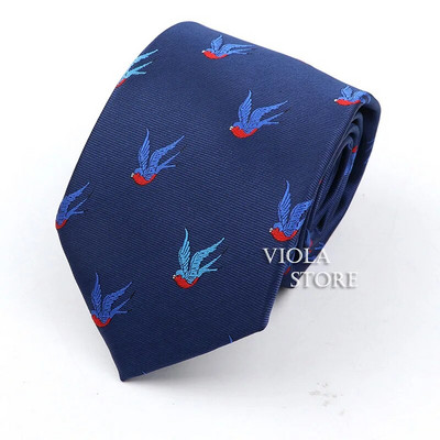 Jež Pingvin Ptica Morski konjić Slatka crtana životinja 8 cm Poliester Kravata Mornarsko odijelo Kravata Smoking Kravata Poklon Muški dodatak Top