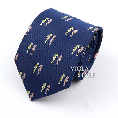 Jež Pingvin Ptica Morski konjić Slatka crtana životinja 8 cm Poliester Kravata Mornarsko odijelo Kravata Smoking Kravata Poklon Muški dodatak Top