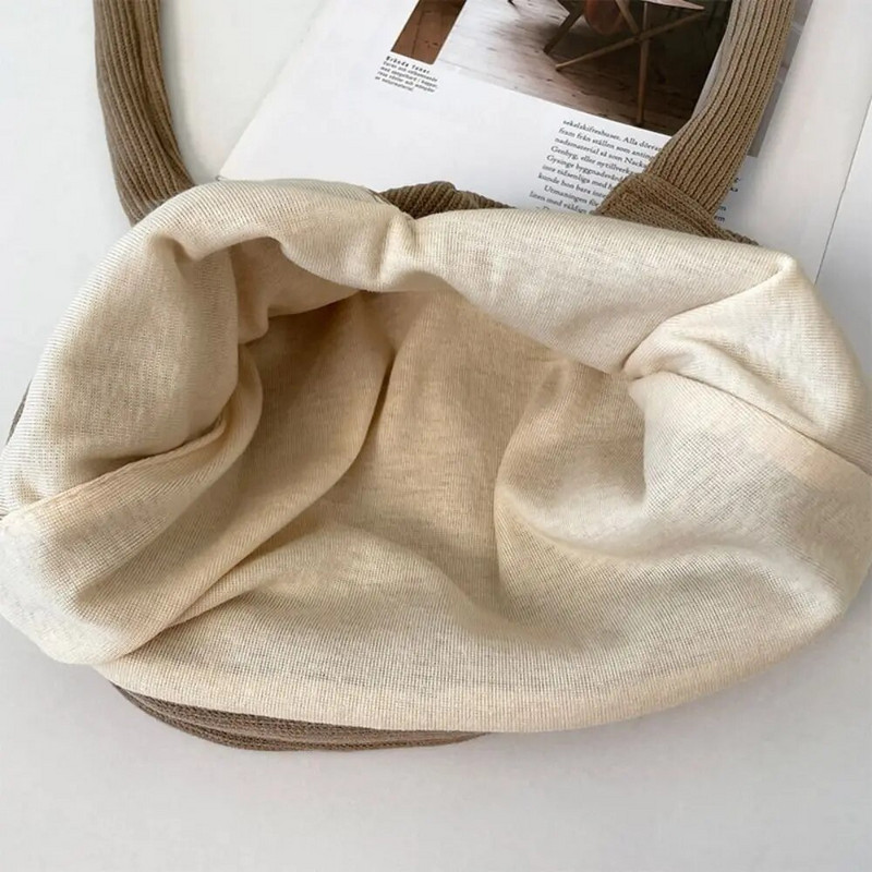 Armsad kassi kõrvad kuhjatavad mütsid Talvine naiste soojad kootud nokamütsid Naiste ühevärvilised multifilmid vabaaja hiphopi mütsid Skullies