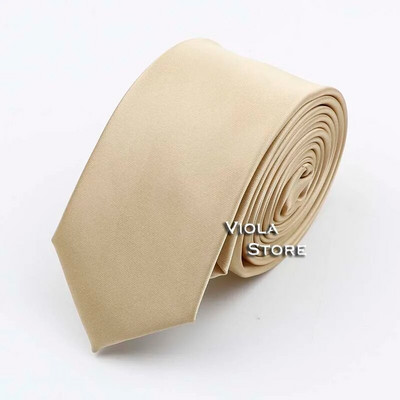 Prekrasna satenska jednobojna kravata od 6 cm, glatka, uska, 100% poliester, muško odijelo za vjenčanje, svečani ležerni poklon, kravata, dodatak za košulju