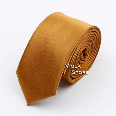 Prekrasna satenska jednobojna kravata od 6 cm, glatka, uska, 100% poliester, muško odijelo za vjenčanje, svečani ležerni poklon, kravata, dodatak za košulju