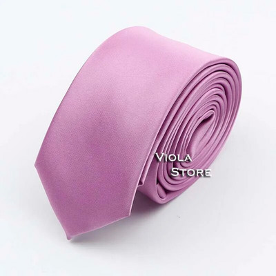 Prekrasna satenska jednobojna kravata od 6 cm, glatka, uska, 100% poliester, muško odijelo za vjenčanje, svečani ležerni poklon, kravata, dodatak za košulju