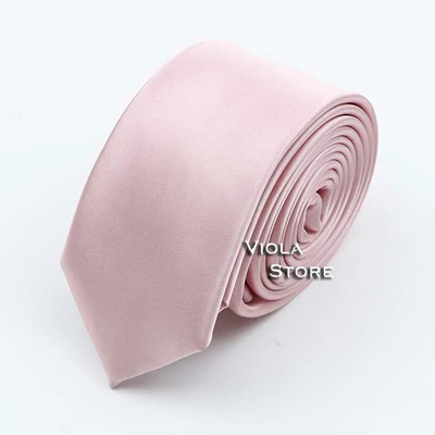 Prekrasna satenska jednobojna kravata od 6 cm, glatka, uska, 100% poliester, muško odijelo za vjenčanje, svečani ležerni poklon, kravata, dodatak za košulju