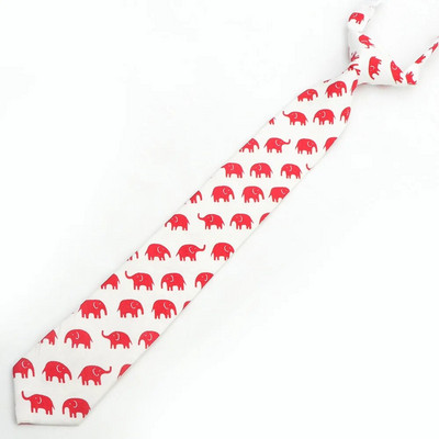 Armas multikas Pardikoer Karu Elevant Poisid Tüdrukud Lapsed Elastne lips Puuvillane Lapsed Armsad 5cm Prinditud Loomapeo Igapäevased kikilipsud