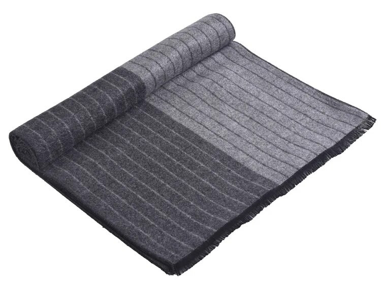 Jaunas modes dizains ikdienas šalles ziemas Vīriešu kašmira Šalle luksusa Zīmols Augstas kvalitātes silts kakla svītrains Business Modal Šalles