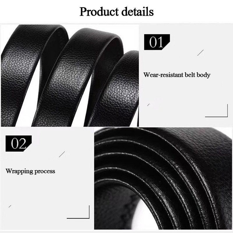 Biznesa josta Vīriešu Pu ādas josta, melna siksna vīriešu jostasvietas automātiskās sprādzes jostas Augstākās kvalitātes jostas jostas džinsam 2023