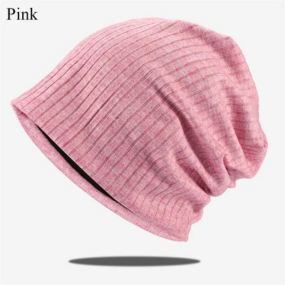 Klasiskas sieviešu rudens ziemas cepures vienkrāsainas pupiņas Hip-pop cepures skulles Sieviešu vīriešu ikdienas cepures āra cepures galvaskausa vāciņš motora pārsegs