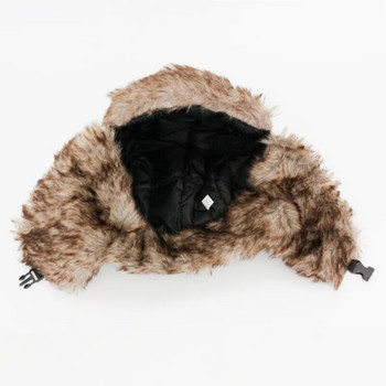 Есенно-зимна удебелена камуфлажна шапка Thunderbolt Устойчива на студ топла памучна шапка Защитна шапка за уши Подплатена ски шапка