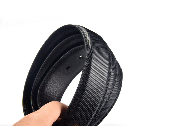 【LEON＇S】 Divu dūrienu šūšana Vīriešu ādas jostas metāla sprādzes zīmols Augstas kvalitātes luksusa jostas vīriešiem Slavens darbs Biznesa melns