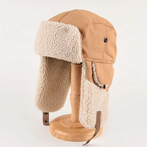 Pilot Lei Feng Cepure Vīriešu ziemas biezināta acu aizsardzības audekla cepure Sieviešu silta kašmira vēja necaurlaidīga ausu aizsardzības cepure slēpošana