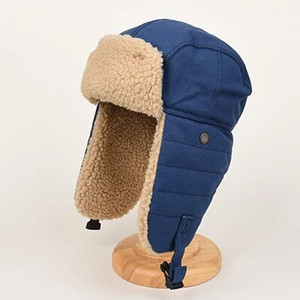 Pilot Lei Feng Cepure Vīriešu ziemas biezināta acu aizsardzības audekla cepure Sieviešu silta kašmira vēja necaurlaidīga ausu aizsardzības cepure slēpošana