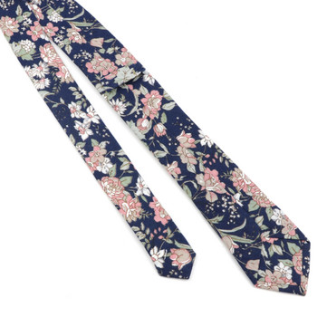 Νέο Όμορφο φλοράλ εμπριμέ γραβάτα 6 εκ. 100% βαμβακερό μαλακό γυναικείο και ανδρικό κοστούμι για γαμπρούς Casual αξεσουάρ για δώρο πουκάμισο γραβάτα