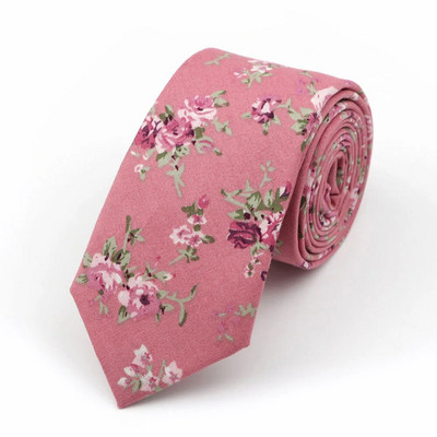 Nova lijepa kravata od 6 cm s cvjetnim uzorkom, 100% pamuk, mekana ženska i muška odijela za vjenčanja, ležerni smoking, poklon, dodatak za košulju s kravatom