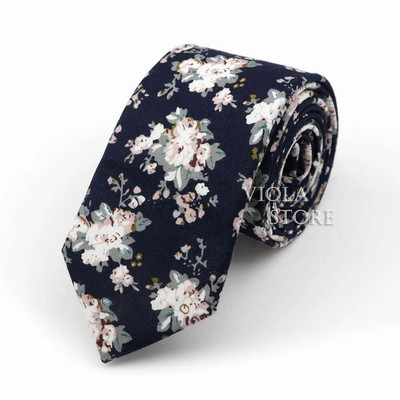 Nova lijepa kravata od 6 cm s cvjetnim uzorkom, 100% pamuk, mekana ženska i muška odijela za vjenčanja, ležerni smoking, poklon, dodatak za košulju s kravatom