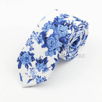 Nova lijepa kravata od 6 cm s cvjetnim uzorkom, 100% pamuk, mekana ženska i muška odijela za vjenčanja, ležerni smoking, poklon, dodatak za košulju s kravatom