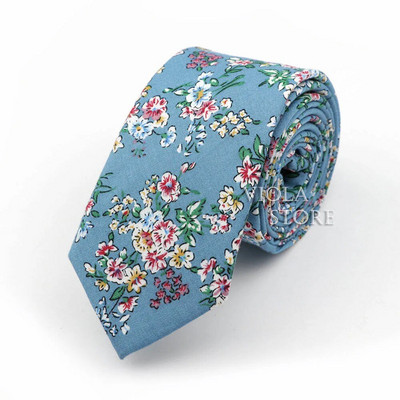 Nova lijepa kravata od 6 cm s cvjetnim uzorkom, 100% pamuk, mekana ženska i muška odijela za vjenčanja, ležerni smoking, poklon, dodatak za košulju s kravatom