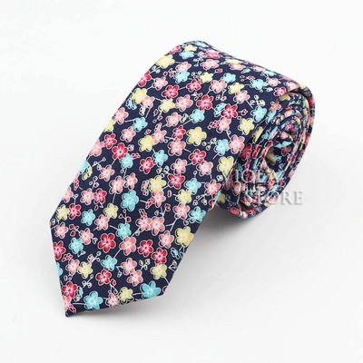 Nova lijepa kravata od 6 cm s cvjetnim uzorkom, 100% pamuk, mekana ženska i muška odijela za vjenčanja, ležerni smoking, poklon, dodatak za košulju s kravatom
