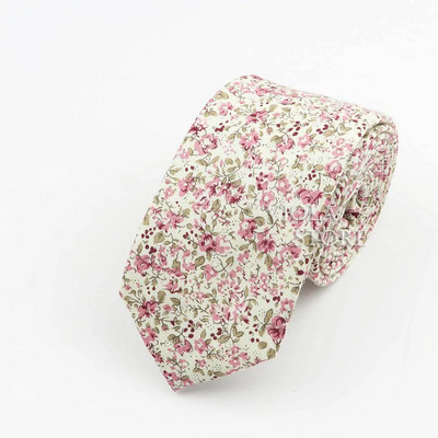 Nova lijepa kravata od 6 cm s cvjetnim uzorkom, 100% pamuk, mekana ženska i muška odijela za vjenčanja, ležerni smoking, poklon, dodatak za košulju s kravatom