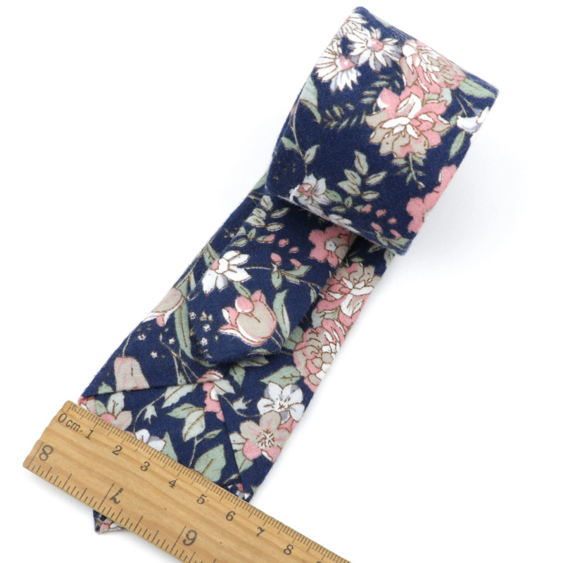 Nova lijepa kravata od 6 cm s cvjetnim uzorkom, 100% pamuk, mekana ženska i muška odijela za vjenčanja, ležerni smoking, poklon, dodatak za košulju s kravatom