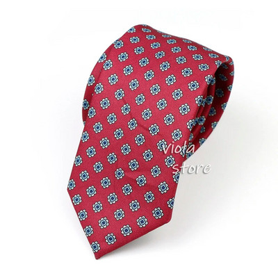 Vrući uzorci Kvaliteta 100% poliester Print 6CM Kravata Svileni dodir Muško usko vjenčanje Dnevno poslovno odijelo za zabavu Kravata Poklon dodatak