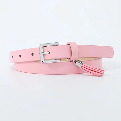 Vintage ukrasni remeni s remenima od PU kože, jednobojna, četvrtasta, glatka kopča, ženski remen oko struka, tanak univerzalni uski tanki remen