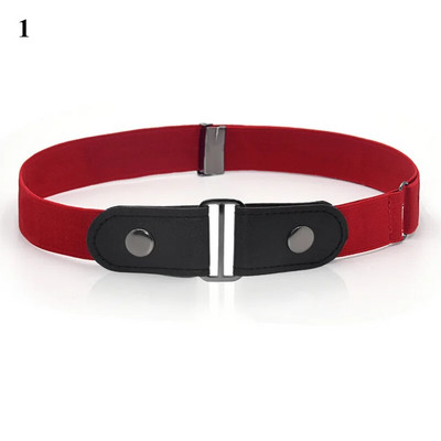 Elasztikus deréköv állítható méretű rugalmas szalag lapos csatos női öv nem látható láthatatlan öv sztreccs öv farmer nadrág öv 1db