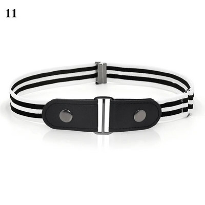 Elasztikus deréköv állítható méretű rugalmas szalag lapos csatos női öv nem látható láthatatlan öv sztreccs öv farmer nadrág öv 1db