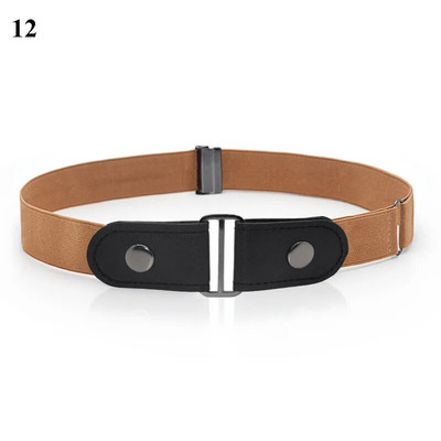 Elasztikus deréköv állítható méretű rugalmas szalag lapos csatos női öv nem látható láthatatlan öv sztreccs öv farmer nadrág öv 1db