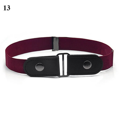 Elasztikus deréköv állítható méretű rugalmas szalag lapos csatos női öv nem látható láthatatlan öv sztreccs öv farmer nadrág öv 1db