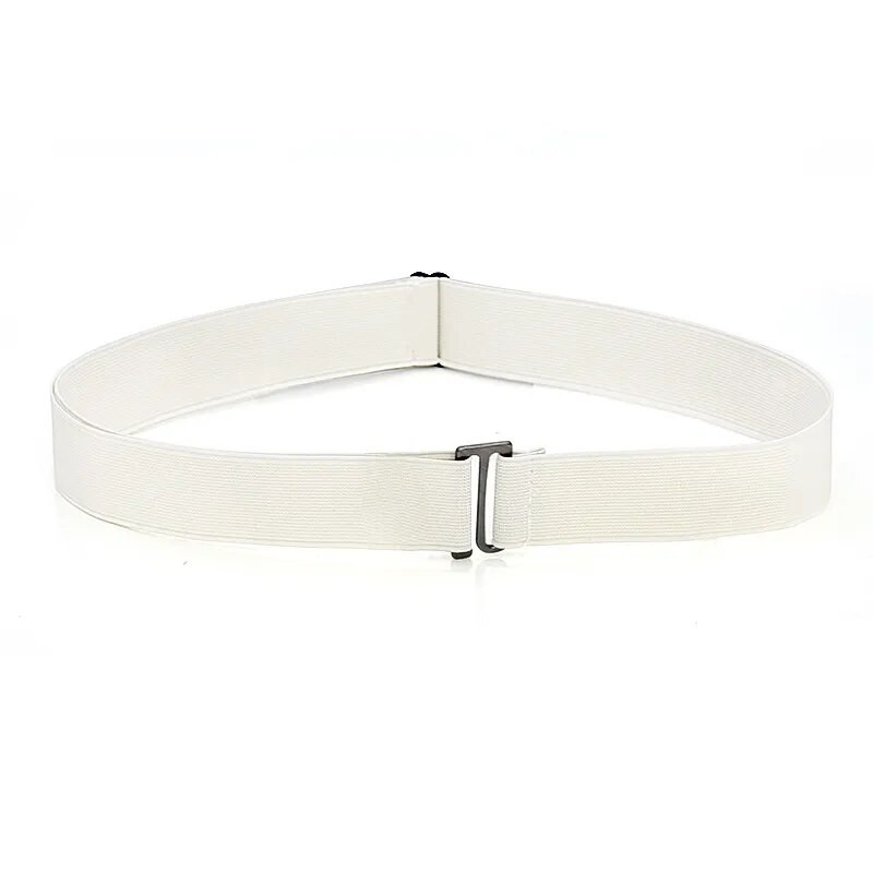 Elasztikus deréköv állítható méretű rugalmas szalag lapos csatos női öv nem látható láthatatlan öv sztreccs öv farmer nadrág öv 1db