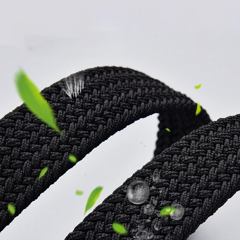 2023. g. vīriešu un sieviešu modes neilona jostas sakausējums ikdienišķa josta sieviešu mežonīgi elastīgi džinsi jostas rotājums vējš Luksusa zīmola dizains