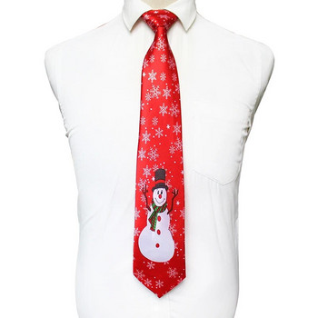 JEMYGINS 2020 Νέου σχεδίου Χριστουγεννιάτικη γραβάτα 9,5 εκ. για άντρες Χιονάνθρωπος Animal Tree Ανδρική γραβάτα δώρου για τα Χριστούγεννα