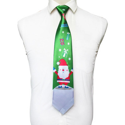 JEMYGINS 2020. Novi dizajn Božićna kravata 9,5 cm za muškarce Snjegović Animal Tree Printed Muški poklon Festivalska kravata za Božić