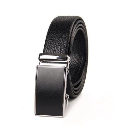 Kinų populiarus klasikinis vyriškas diržas, automatinė sagtis, paprastas ir atmosferinis verslo PU