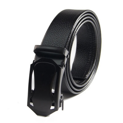 Kinų populiarus klasikinis vyriškas diržas, automatinė sagtis, paprastas ir atmosferinis verslo PU