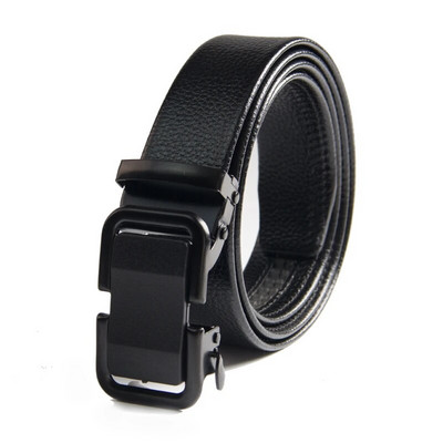 Kinų populiarus klasikinis vyriškas diržas, automatinė sagtis, paprastas ir atmosferinis verslo PU