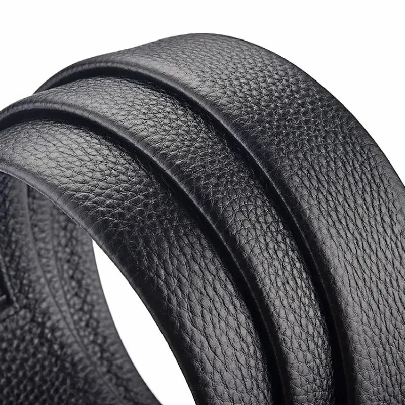 Kinų populiarus klasikinis vyriškas diržas, automatinė sagtis, paprastas ir atmosferinis verslo PU