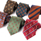 Klasszikus csíkos férfi nyakkendő vékony nyakkendő bulira, üzleti alkalmi karikatúra nyakkendők férfiaknak női öltöny felnőtteknek vékony nyakkendő