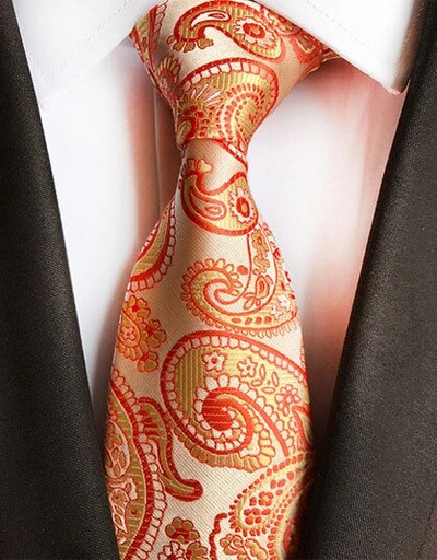 Ricnais 8 cm muška kravata Muški dar Poslovni dodaci za vjenčanje Crveno crne cvjetne kravate Luksuzne kravate za muškarce Poklon muške kravate