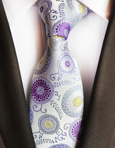 Ricnais 8 cm muška kravata Muški dar Poslovni dodaci za vjenčanje Crveno crne cvjetne kravate Luksuzne kravate za muškarce Poklon muške kravate