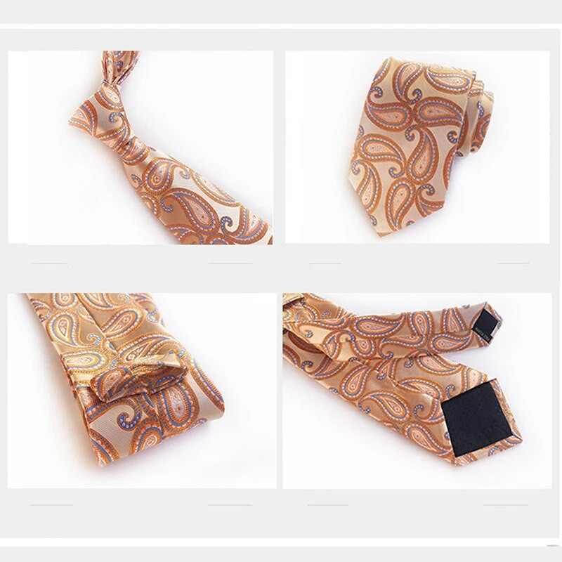 Ricnais 8 cm muška kravata Muški dar Poslovni dodaci za vjenčanje Crveno crne cvjetne kravate Luksuzne kravate za muškarce Poklon muške kravate