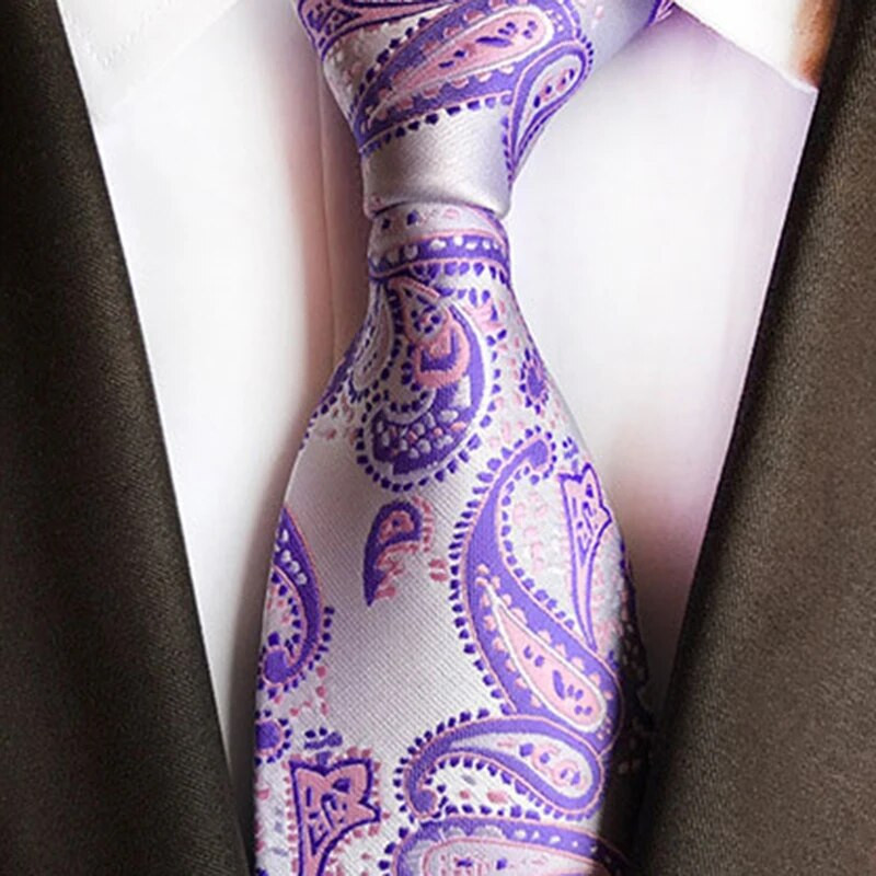 Ricnais 8 cm muška kravata Muški dar Poslovni dodaci za vjenčanje Crveno crne cvjetne kravate Luksuzne kravate za muškarce Poklon muške kravate