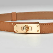 Novi retro retro sa podesivim zlatnim kopčom Ženski modni tanki remeni Ženski jeans pojas za haljine 2023.